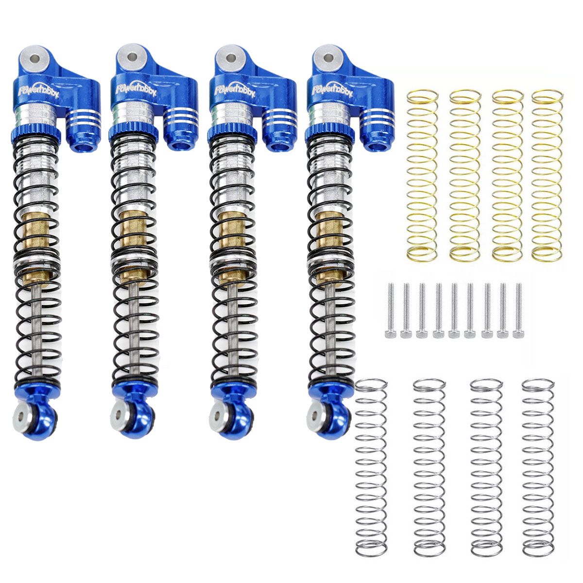 Power Hobby 1/24 Aluminum 58mm Long Travel Shocks, Black, for Axial SCX24 Jeep, Bronco  | The RC Shop at Dr Dans