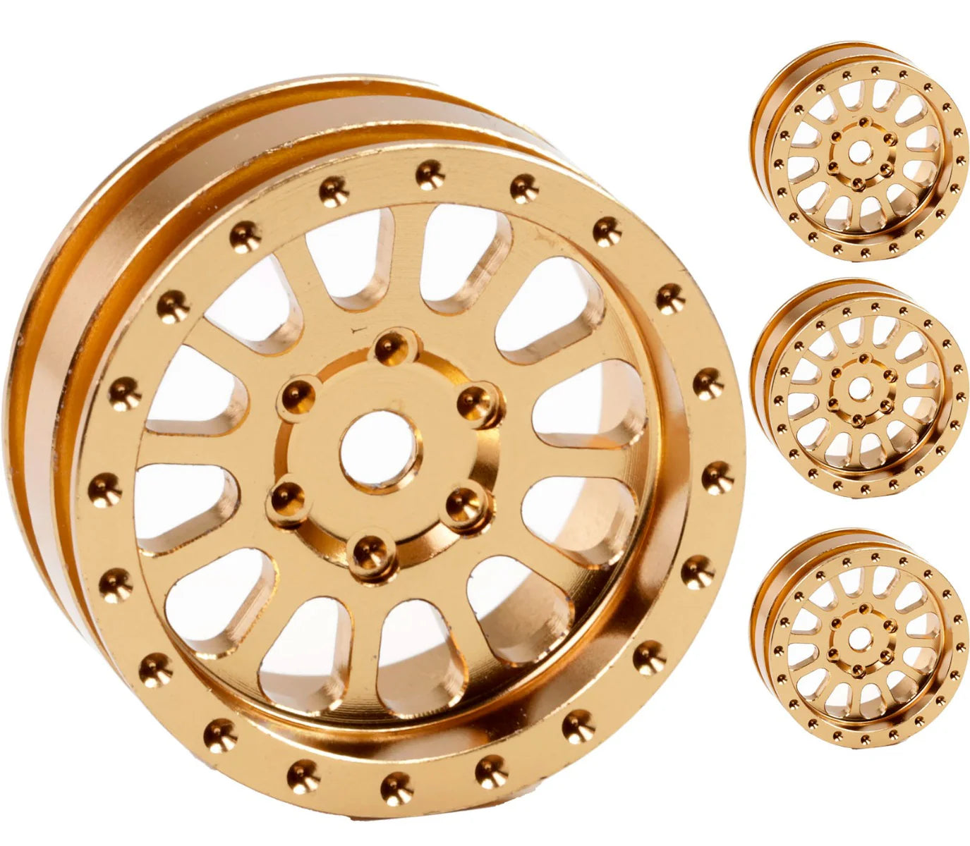 SCX24114-COOPER     Powerhobby Z3 1.0" Aluminum Brass Ring Beadlock Crawler Wheels 1/24 SCX24    | The RC Shop at Dr Dans