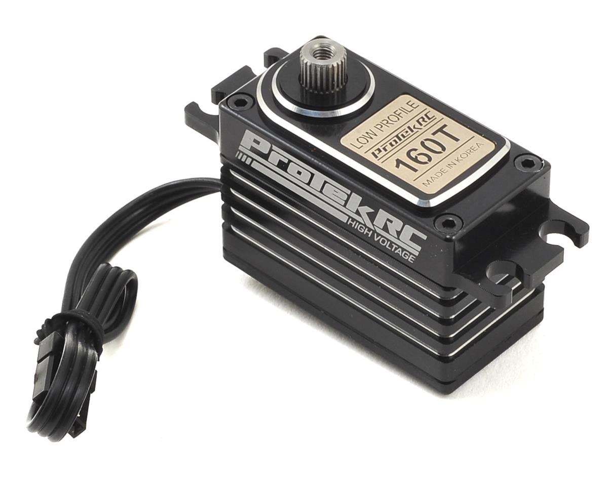 PTK-160T ProTek RC 160T Low Profile High Torque Metal Gear Servo High Voltage/Metal Case