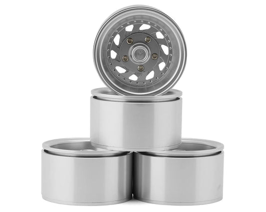 RC4ZW0010   RC4WD Centerline Warrior Deep Dish 1.9" Wheels (Silver) (4)    | The RC Shop at Dr Dans