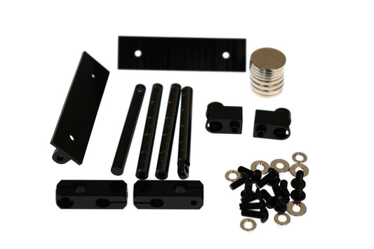 RCE1032    Aluminum Magnetic Body Mount Set for 1/10 Drift Cars (Full Post) Black