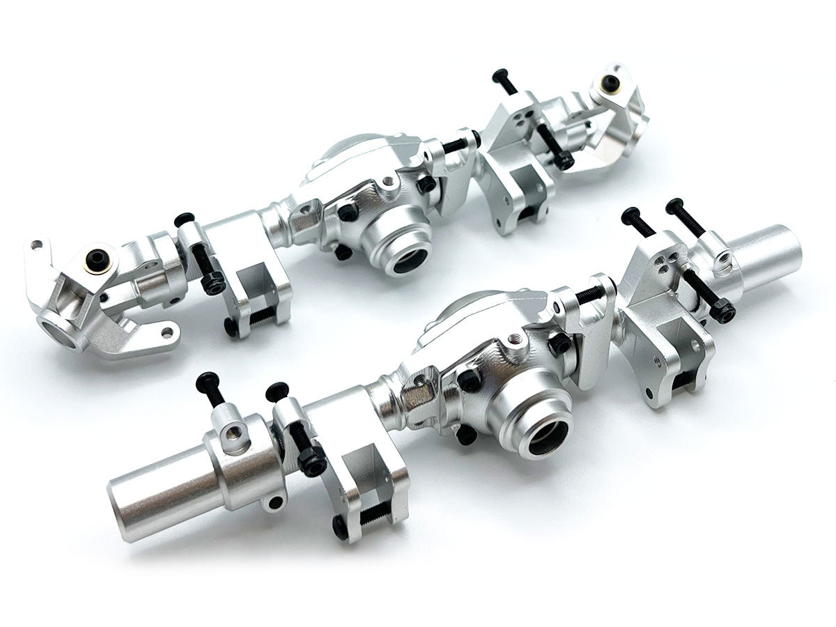 RCE1970S  Silver Aluminum Axle Housing Set (Front & Rear) for CEN Ford F-450 Trucks       | The RC Shop at Dr Dans