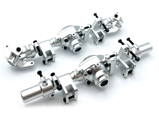 RCE1970S  Silver Aluminum Axle Housing Set (Front & Rear) for CEN Ford F-450 Trucks       | The RC Shop at Dr Dans