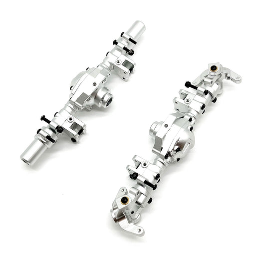 RCE1971S  Silver Aluminum Axle Housing Set, Front & Rear, for CEN Ford F-250 Trucks      | The RC Shop at Dr Dans