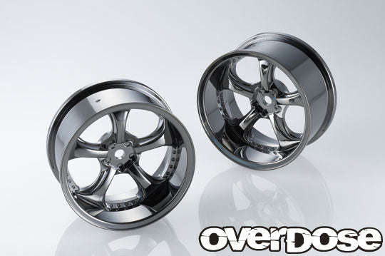 OD2728b OVERDOSE WORK VS KF (Black Metal Chrome/OFF+7)