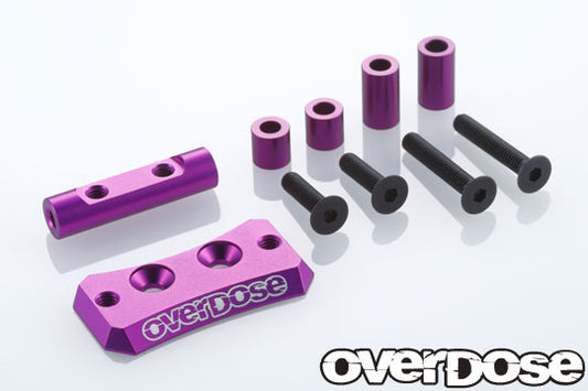 Overdose ALUMINUM COOLING FAN MOUNT FOR GALM (RED PURPLE BLACK) [OVERDOSE] OD2441B OD2442B OD2443B