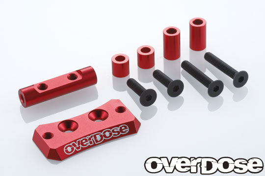 Overdose ALUMINUM COOLING FAN MOUNT FOR GALM (RED PURPLE BLACK) [OVERDOSE] OD2441B OD2442B OD2443B