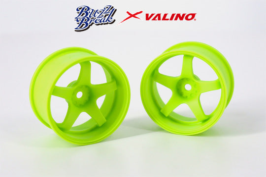 BB-RW-027 Buzz Break VALINO GV117D Wheel R-SPEC 26mm (Lime Yellow / OFF+7)