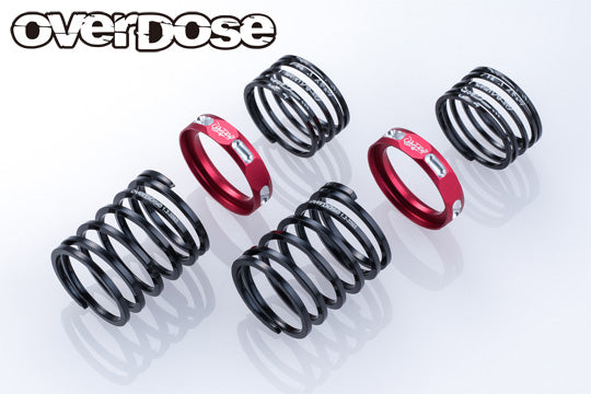 4Edge Twin Spring 1.2-2070 (□1.2 dia, 7.0 Coil, 20mm Length, HSP/2pcs/Purple) | THE RC SHOP AT DRDANS