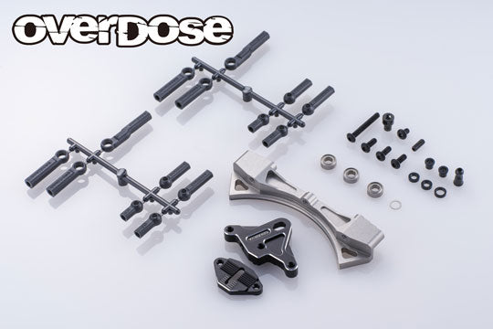 Aluminum Curved Slide Rack Steering Set Type-3 （For GALM