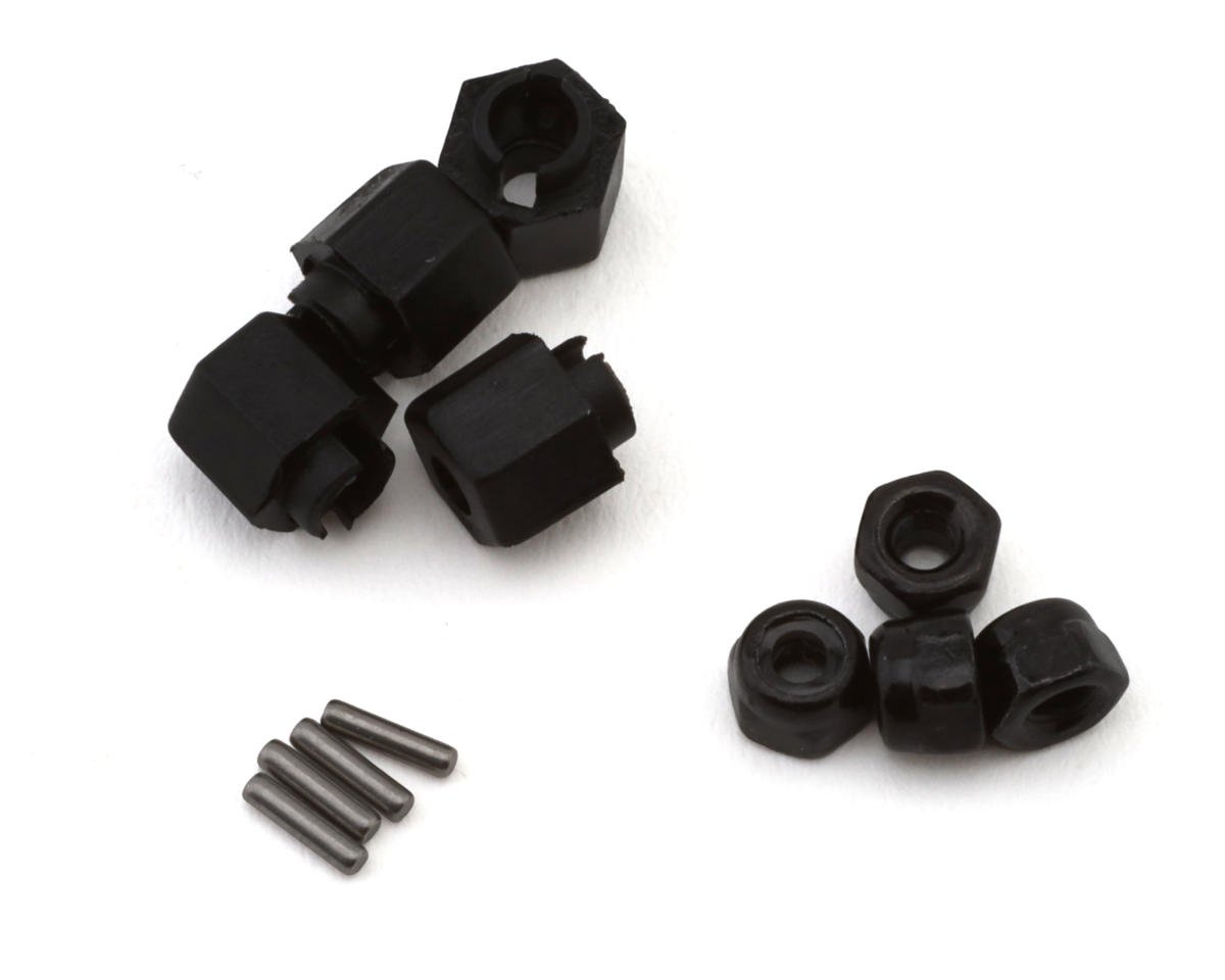 RER41719     Redcat Ascent 32 Pre-mounted 1/32 Rock Crawler Tires (Black) (4)