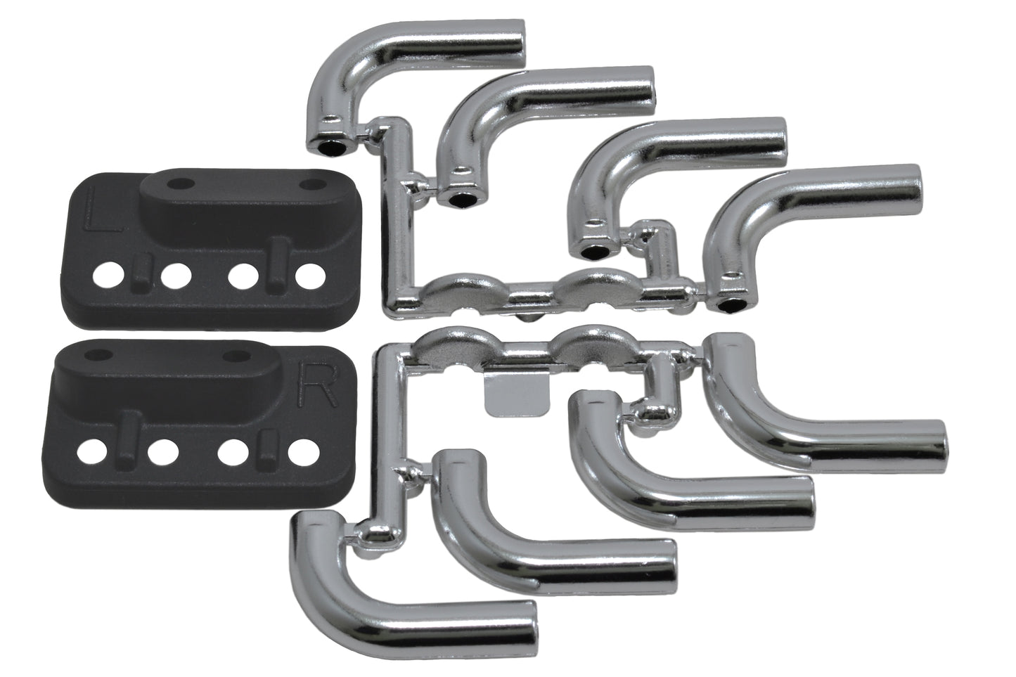 RPM70853  Zoomies Mock Exhaust Headers - Chrome