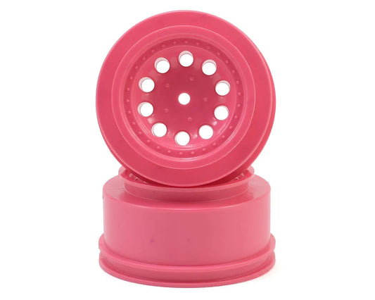 RPM82337  RPM Spline Drive Rear "Revolver" Short Course Wheels for Traxxas Slash (Pink) (2)    | The RC Shop at Dr Dans
