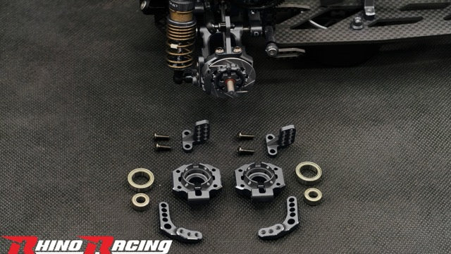 RR-1505BL     SR Series Rear Upright Set - BLUE RED PURPLE BLACK [Rhino Racing]     | The RC Shop at Dr Dans