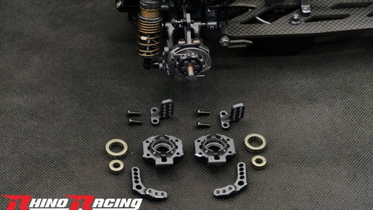 RR-1505BL     SR Series Rear Upright Set - BLUE RED PURPLE BLACK [Rhino Racing]     | The RC Shop at Dr Dans