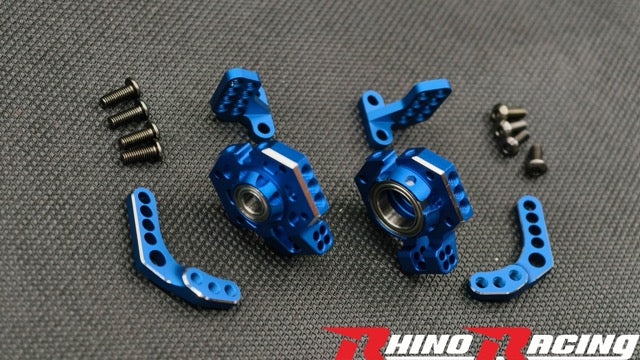 RR-1505BL     SR Series Rear Upright Set - BLUE RED PURPLE BLACK [Rhino Racing]     | The RC Shop at Dr Dans