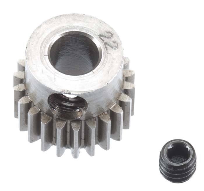 RRP2022      HARD 48 PITCH MACHINED 22T PINION 5M/M BORE     | The RC Shop at Dr Dans