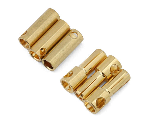 SAMBP5-003  Samix 5mm High Current Bullet Plug Connectors Set (3 Male/3 Female)   | The RC Shop at Dr Dans