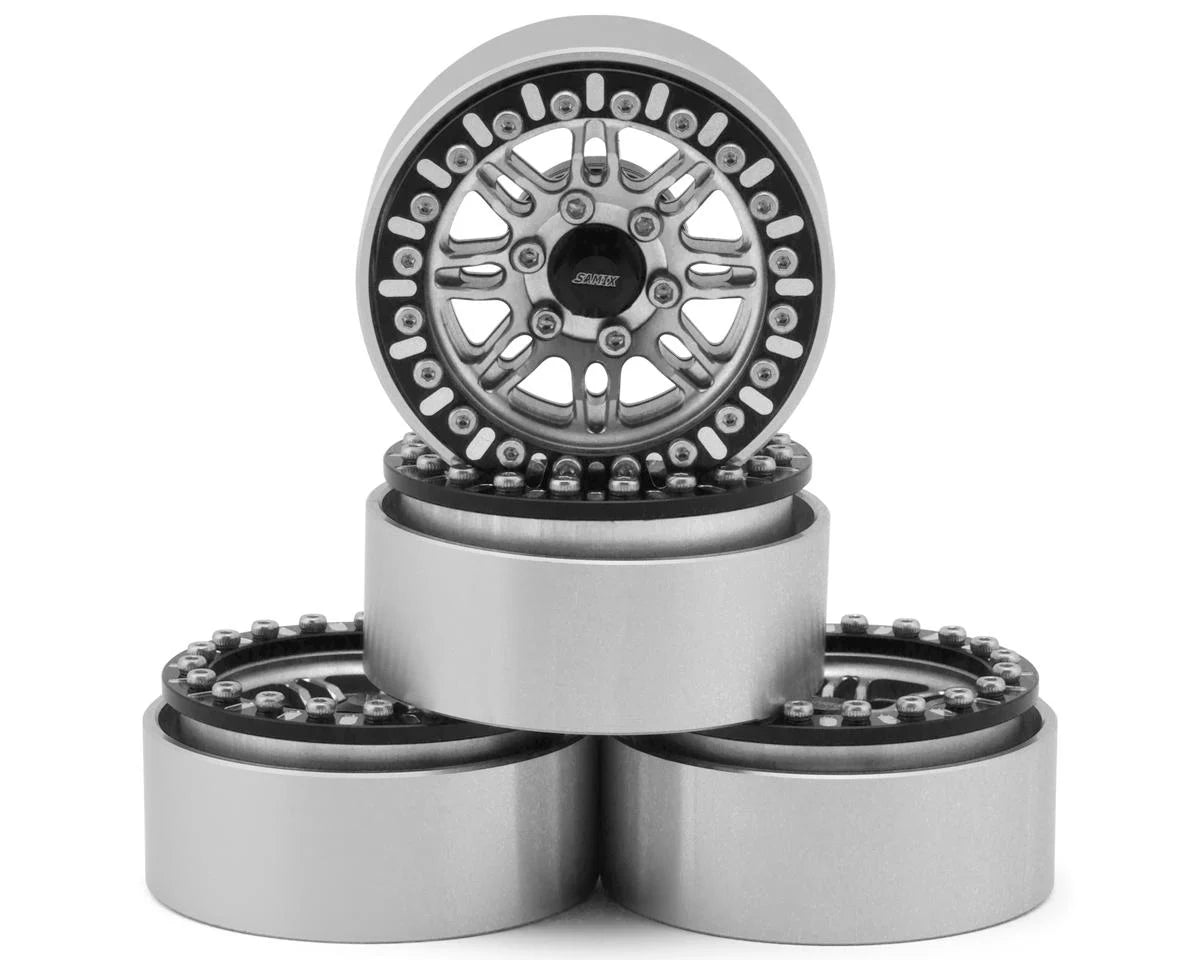 SAMMCW19-6672    Samix Multi Crawlers "Straight Spoke" 1.9" Aluminum Adjustable Offset Beadlock Crawler Wheels (4)    | The RC Shop at Dr Dans