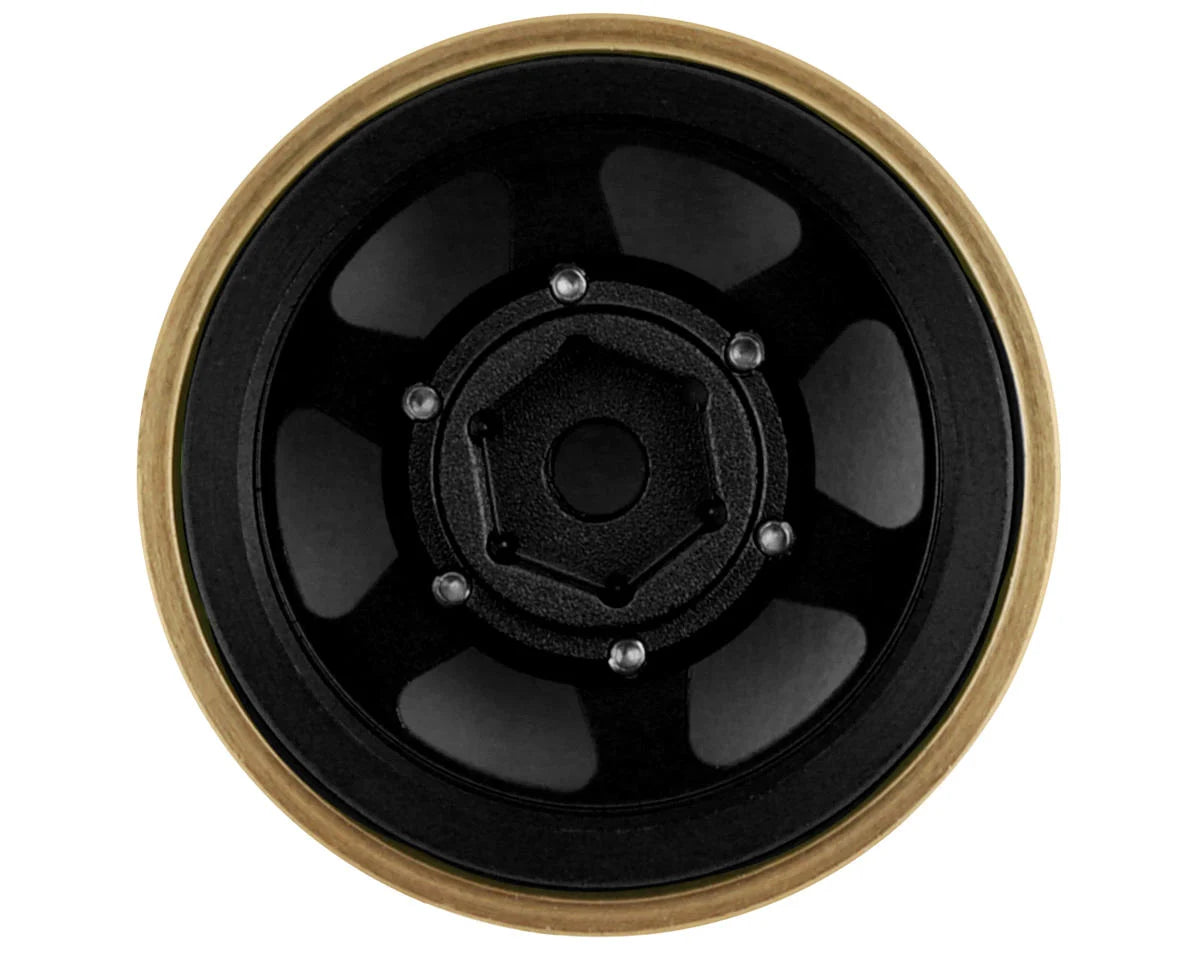 SAMSCX24-6670BK       Samix SCX24 Aluminum & Brass Adjustable Offset 1.0" Beadlock Wheels (Black) (4) (23.75g)        | The RC Shop at Dr Dans