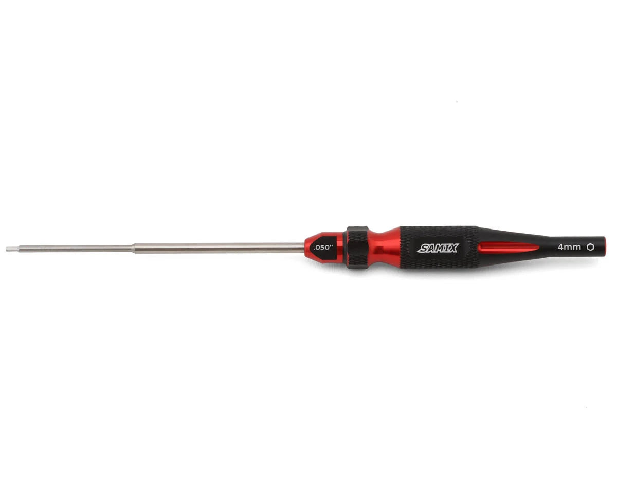 SAMSCX24-SD050-RD -RDSamix SCX24 2-in-1 Hex Wrench/Nut Driver (Red) (.050" Hex/4mm Nut)