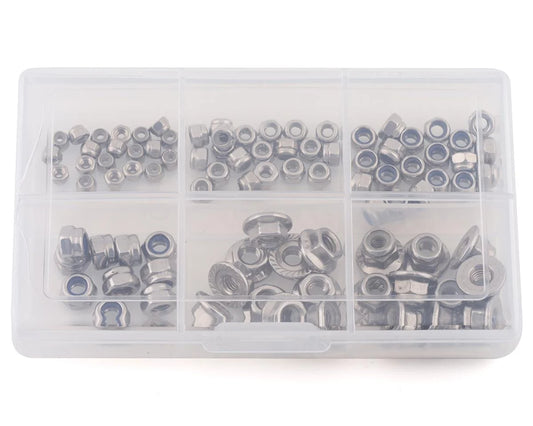 SAMSS-2003    Samix Stainless Steel Lock Nut Set w/Storage Box (90)    | The RC Shop at Dr Dans