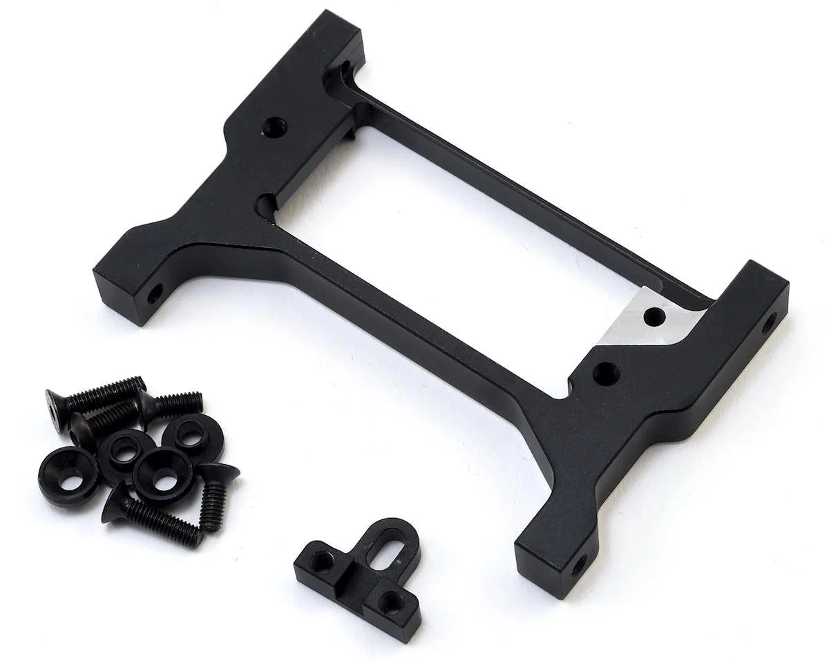 SAMTRX4-6038-BK Samix Aluminum Adjustable Front Cross Brace/Servo Mount for Traxxas TRX-4 (Black)
