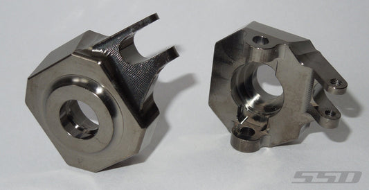 SSD00193 SSD RC SCX10 II AR44 Heavy Brass Steering Knuckles  | The RC Shop at Dr Dans