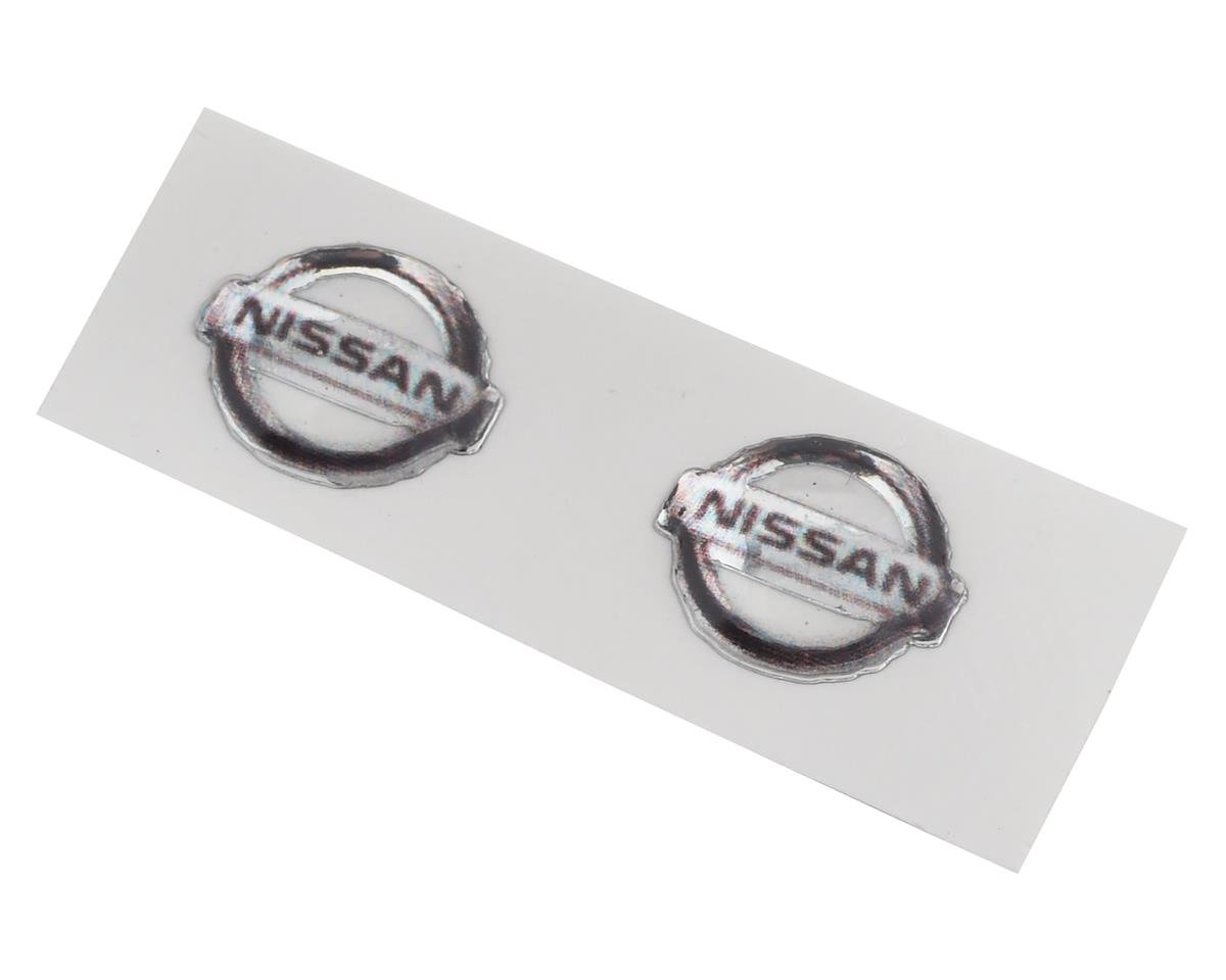 SDW-BADGES-NISSAN    Sideways RC Nissan Badges (2) (Miniature Scale Accessory)