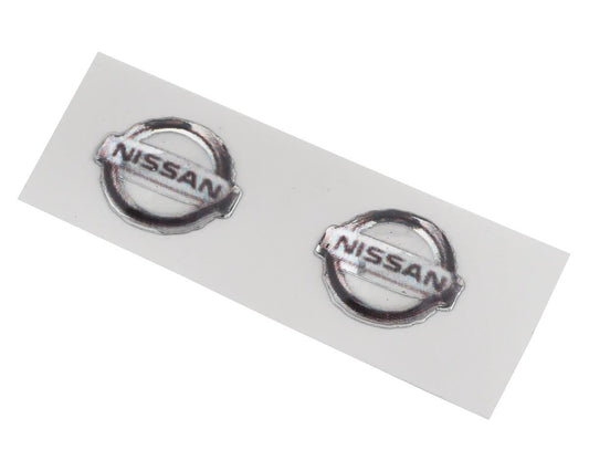 SDW-BADGES-NISSAN    Sideways RC Nissan Badges (2) (Miniature Scale Accessory)