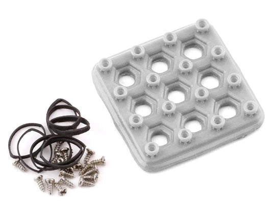 SDW-BUMPERRETAINERS-SL Sideways RC Scale Drift Bumper Retainers (Silver) BUMPERRETAINERS-SL