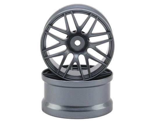 SDW-R2-GNM   Sideways RC 1/10 R2 Multi-Spoke Nylon Drift Wheels (Gun Metal) (2) (6mm Offset) w/12mm Hex   | The RC Shop at Dr Dans