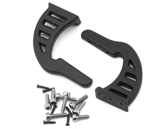 SDW-SNMOUNT-V2   Sideways RC Swan Neck Scale Drift Wing Mounts V2 (Black) (2)