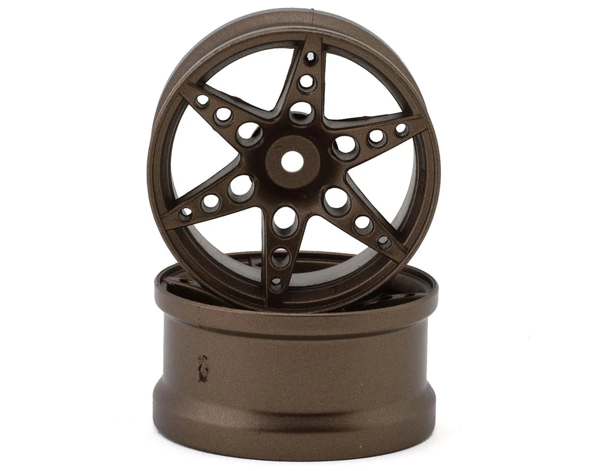 SDW-SRCR1-BRZ R1 Multi-Spoke Nylon Drift Wheels (Bronze) (2) (6mm