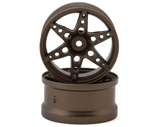 SDW-SRCR1-BRZ R1 Multi-Spoke Nylon Drift Wheels (Bronze) (2) (6mm