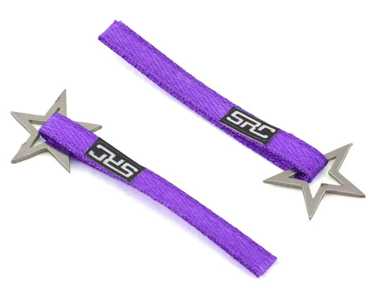 SDW-TSL-STARH-PU Sideways RC Scale Drift Nylon Tow Strap w/Star Hook (Purple) (2)