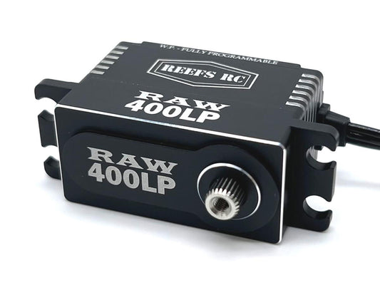SEHREEFS137  RAW 400 LP Black Fully Programmable Waterproof Servo  | The RC Shop at Dr Dans