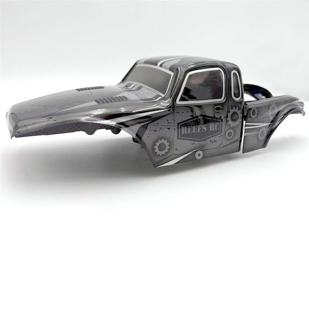SEHREEFS226	Reef's RC Clear "PLAGUE" 1/10th Crawler CompBody Set w/Stickers & Mask  | The RC Shop at Dr Dans