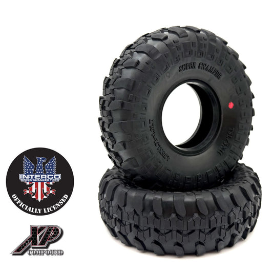 REEFS RC XP 1.9" Interco Super Swamper TSL/SXII Scrubbed 4.75" Crawler Tires Pink (2) – SEHREEFS342