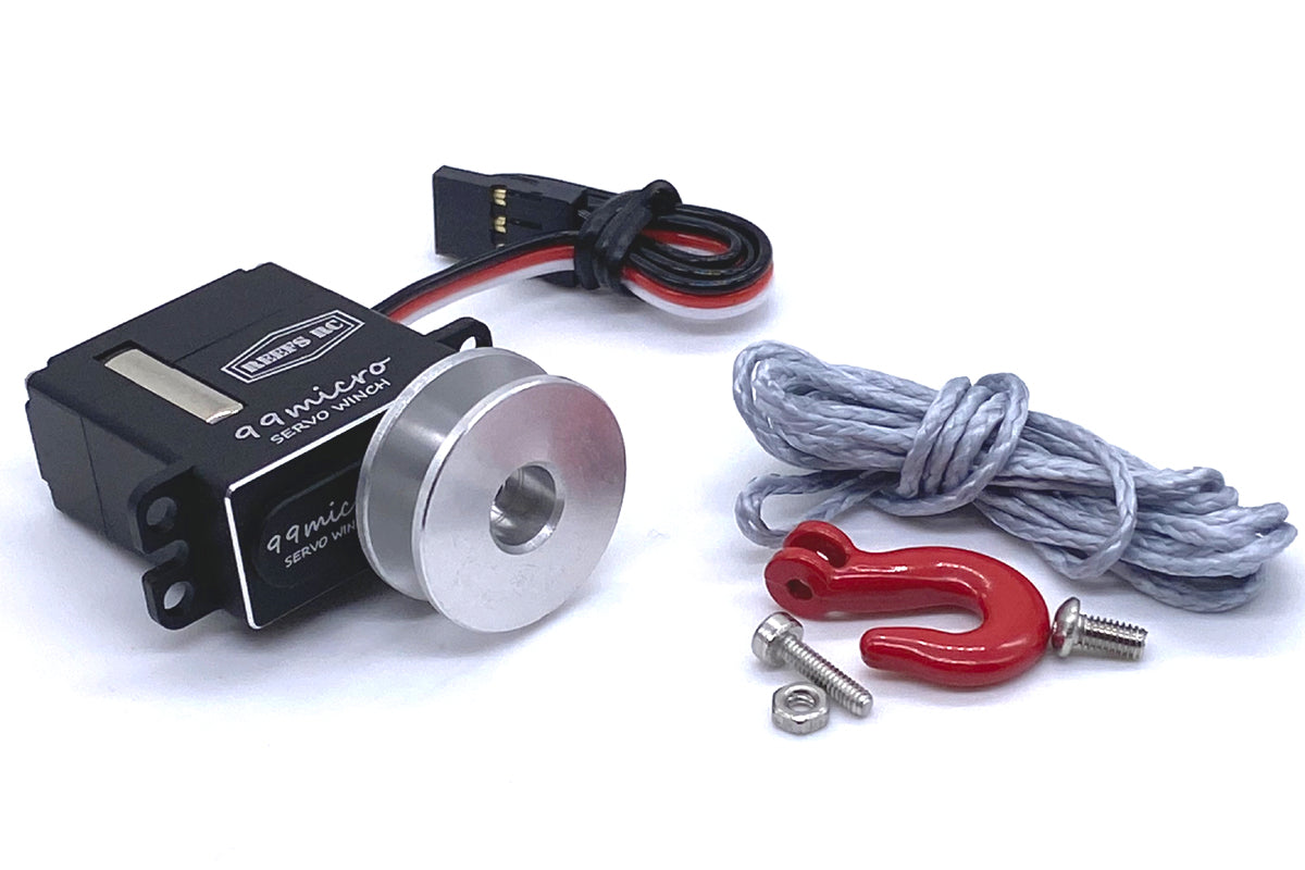 SEHREEFS83  99Micro High Torque Digital Coreless Servo Winch, Includes Micro Spool w/ Synthetic Line  | The RC Shop at Dr Dans