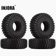 INJORA 1.0" 58*20mm All Terrain Crawl Master Tires for 1/24 RC Crawlers (4) (T1008)