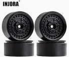 INJORA 4PCS 1.9" Beadlock Wheel Rims For 1/10 Scale RC Crawler, 116g/Pcs