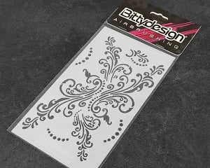 BDYSTC-020 Bittydesign Vinyl Paint Stencil (Floral)