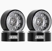 INJORA 1.0 Plus Aluminum Beadlock Wheels for 1/24 1/18 RC Crawler (W1106)