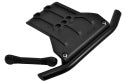 RPM70982	Front Bumper and Skid Plate, Black, for the Traxxas Sledge