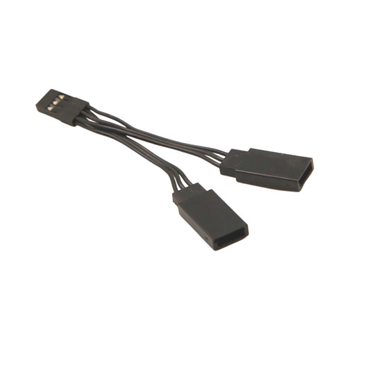 SRF700551      Y Splitter - 40mm All Black       | The RC Shop at Dr Dans