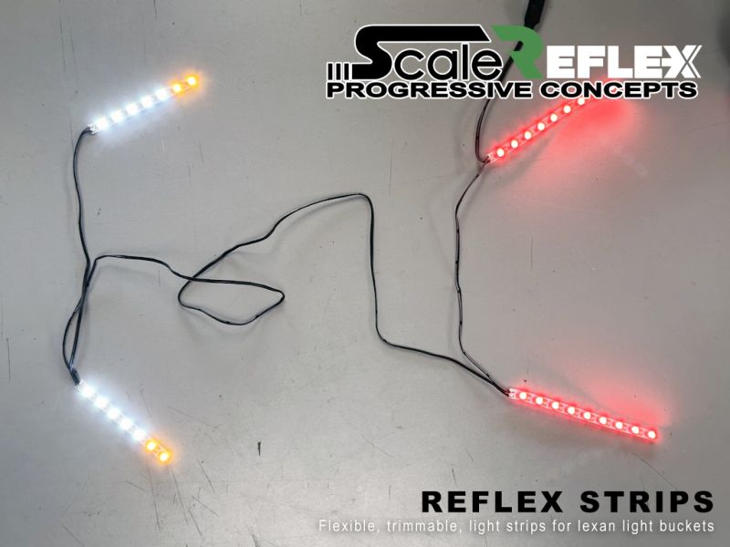 SRF700620  Strip - LEDs for Lexan Light Bucket Kit (Wht, Amb, Red)   |The RC Shop at Dr Dans