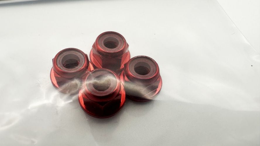 Scale Reflex M4 Nylon Lock Wheel Nuts 4-Pack – Multiple Colors