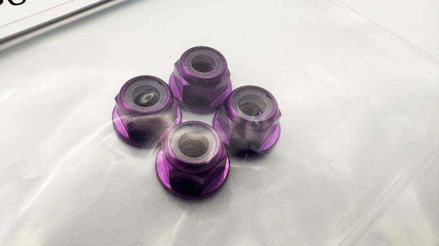Scale Reflex M4 Nylon Lock Wheel Nuts 4-Pack – Multiple Colors
