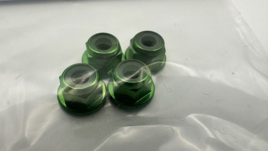 Scale Reflex M4 Nylon Lock Wheel Nuts 4-Pack – Multiple Colors